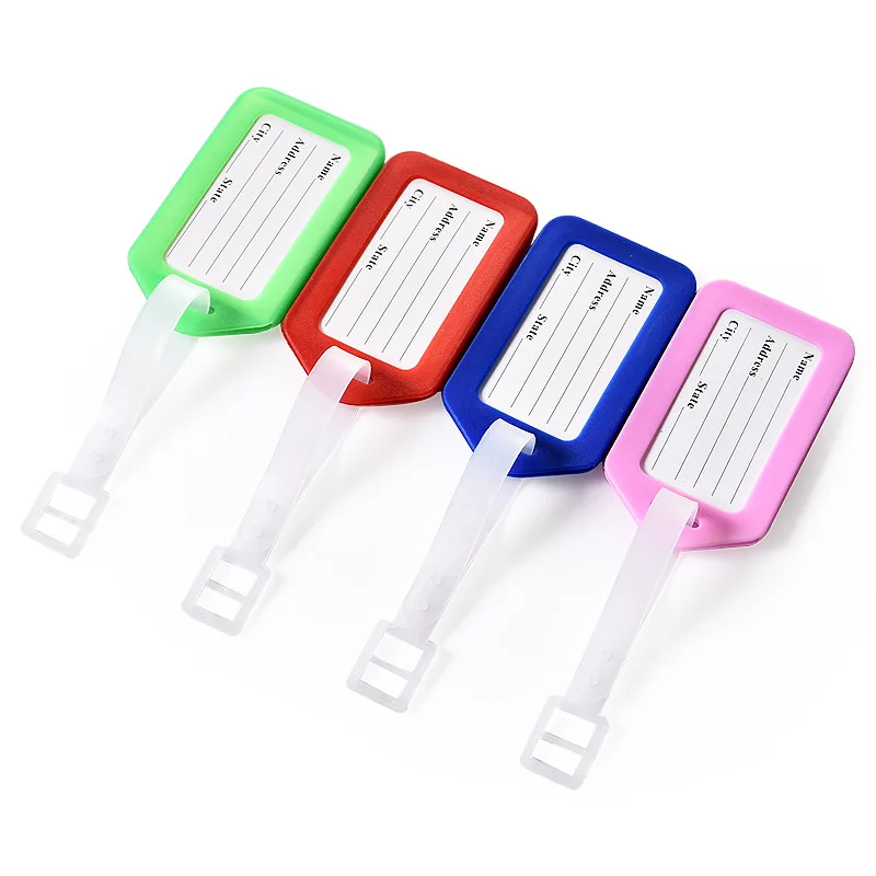 Custom LOGO Plastic Luggage Identifiers Multi Color Airplane Suitcase Bag Labels For Travelling
Custom LOGO Plastic Luggage Identifiers Multi Color Airplane Suitcase Bag Labels For Travelling