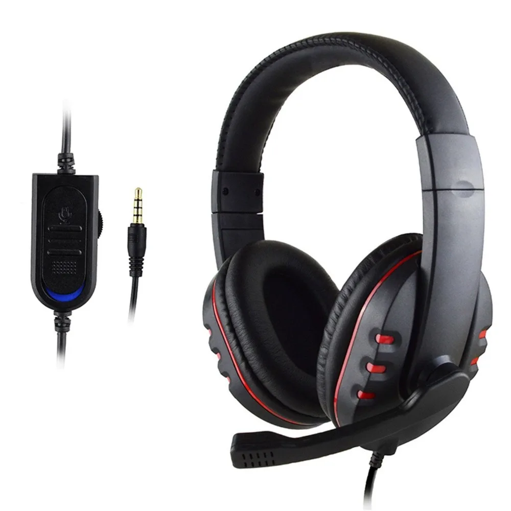 Wired Headphones with Microphone Stereo Gaming Headset Computer Portable Earphone For PC PS4 box One Mobile earbuds, Black
Wired Headphones with Microphone Stereo Gaming Headset Computer Portable Earphone For PC PS4 box One Mobile earbuds, Black