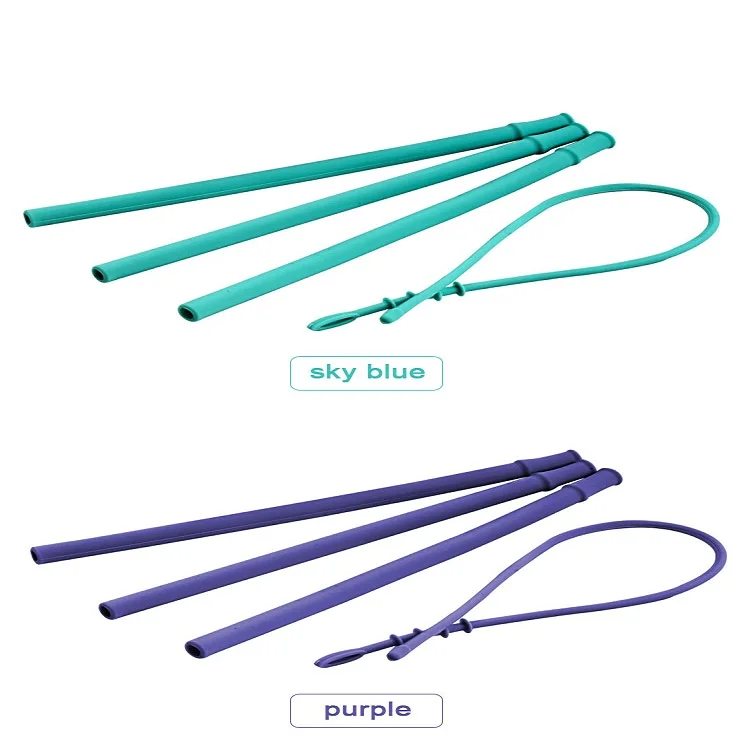 personalized silicone straws