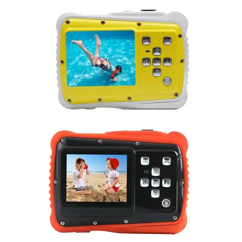 Cartton Mini 2.0inch Kids Digital Camera 12MP HD 720P Waterproof Portable Camcorder Video Recorder Built-in Microphone Gift New