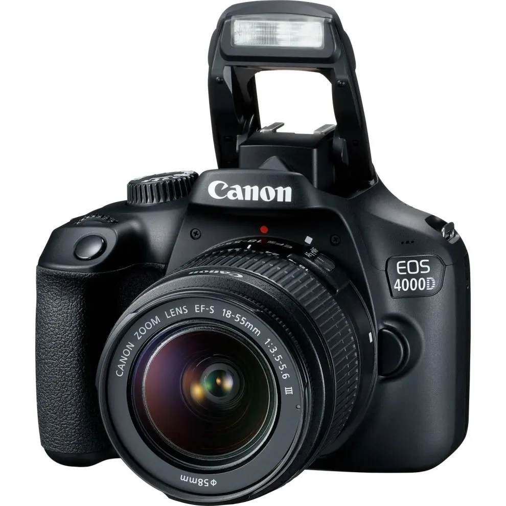 

CANON EOS 4000D DSLR Camera with EF-S 18-55MM F3.5-5.6 III Lens (Canon EOS Rebel T100)