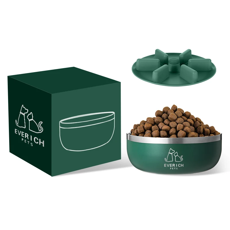Custom Logo Stainless Steel Dog Bowl New Design Double Wall Vacuum Rubber Base Cat Dog Food Bowl Pet Dog Feeder Feeding Bowls
Custom Logo Stainless Steel Dog Bowl New Design Double Wall Vacuum Rubber Base Cat Dog Food Bowl Pet Dog Feeder Feeding Bowls