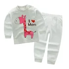 Organic Baby Clothing Organic Cotton Baby Pajamas Children Pajamas 2 Piece Kids Clothing Baby Sleepwear Set