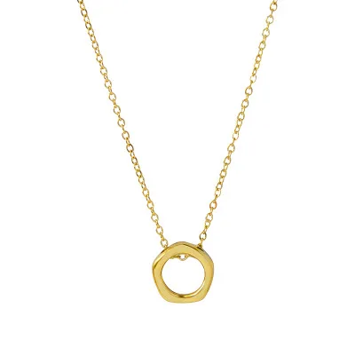 Trendy Design Circle Necklace Irregular Clavicle Necklace Stainless Steel Jewelry, Gold,silver
Trendy Design Circle Necklace Irregular Clavicle Necklace Stainless Steel Jewelry, Gold,silver