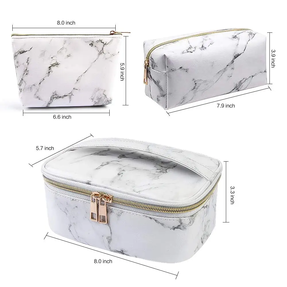Makeup cosmetic bags PU bags toiletry bags Travel Pouch travel kits with logo rose gold silver white Marble
Makeup cosmetic bags PU bags toiletry bags Travel Pouch travel kits with logo rose gold silver white Marble