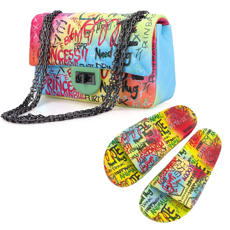 Wholesale Matching purses women hand bag and shoess set for Slides girls handbags ladies 2021, 13 colors
Wholesale Matching purses women hand bag and shoess set for Slides girls handbags ladies 2021, 13 colors