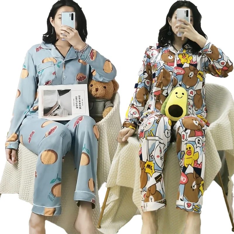 Casual and comfortable long sleeve trousers suit wholesale cardigan lapel Spring and Autumn new milk silk lively cute women's pa, As pictures or customized color
Casual and comfortable long sleeve trousers suit wholesale cardigan lapel Spring and Autumn new milk silk lively cute women's pa, As pictures or customized color