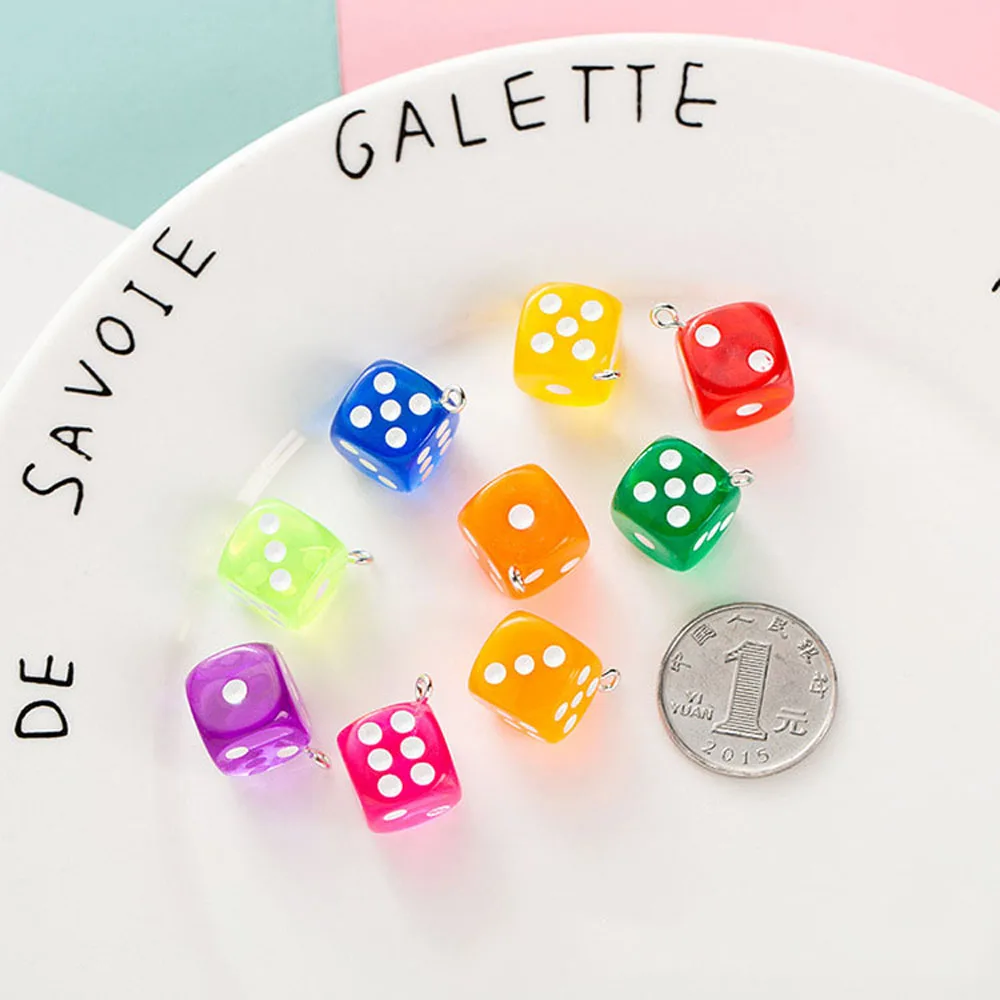 3D Dice Miniature Figurines Transparent Dice Resin Charms For DIY Earring Pendants Making Accessories Charms, Same as photo
3D Dice Miniature Figurines Transparent Dice Resin Charms For DIY Earring Pendants Making Accessories Charms, Same as photo