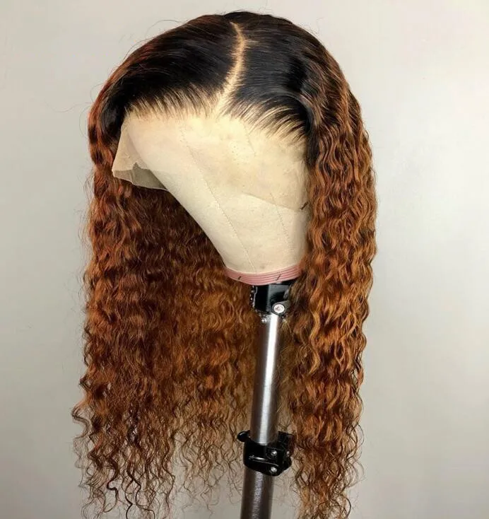 Water wave loose curly Ombre brown #1B/30 with natural black root lace front/full lace human wigs
Water wave loose curly Ombre brown #1B/30 with natural black root lace front/full lace human wigs