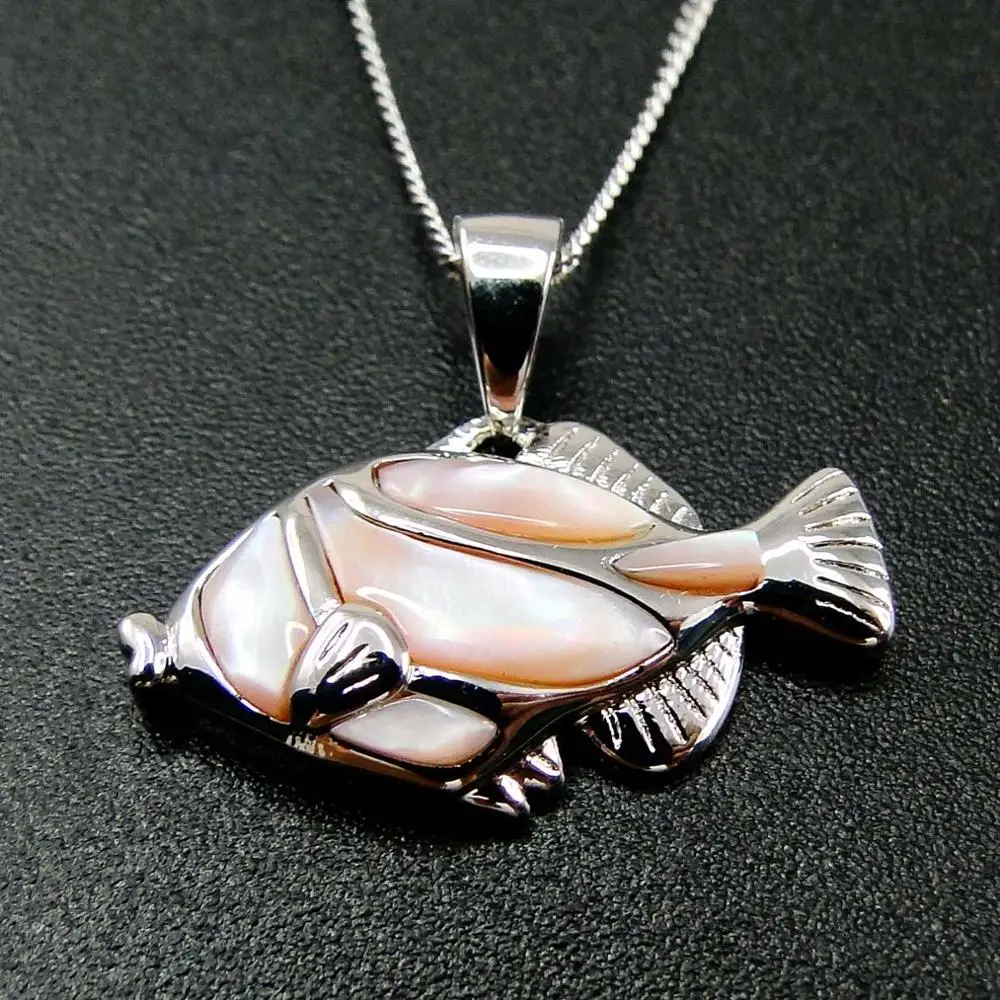 Beautiful Natural Stone Fish Pendant 18k Rose Gold Pendant 925 Silver With Inlay Pink Mother of Pearl Jewelry
Beautiful Natural Stone Fish Pendant 18k Rose Gold Pendant 925 Silver With Inlay Pink Mother of Pearl Jewelry