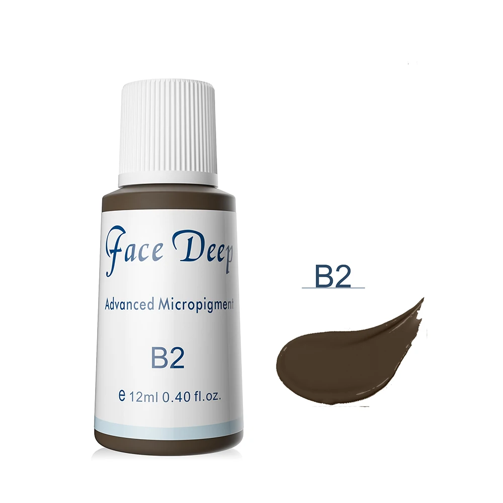 Facedeep Permanent Makeup Pigment Tattoo Ink for Microblading Black Brown Tattoo Ink, B2 black brown
Facedeep Permanent Makeup Pigment Tattoo Ink for Microblading Black Brown Tattoo Ink, B2 black brown