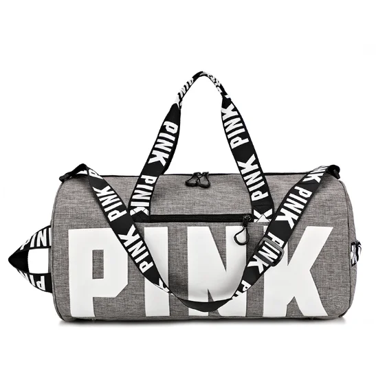 Customized logo large capacity pink duffle bags gym women waterproof sports travel bag
Customized logo large capacity pink duffle bags gym women waterproof sports travel bag