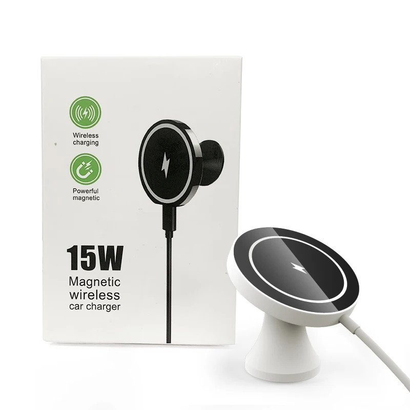 Qi Wireless Car Magnetic Magnet Charger Stand 360 Rotating Magnetic Wireless Charger Car Mount for iPhone 12
Qi Wireless Car Magnetic Magnet Charger Stand 360 Rotating Magnetic Wireless Charger Car Mount for iPhone 12