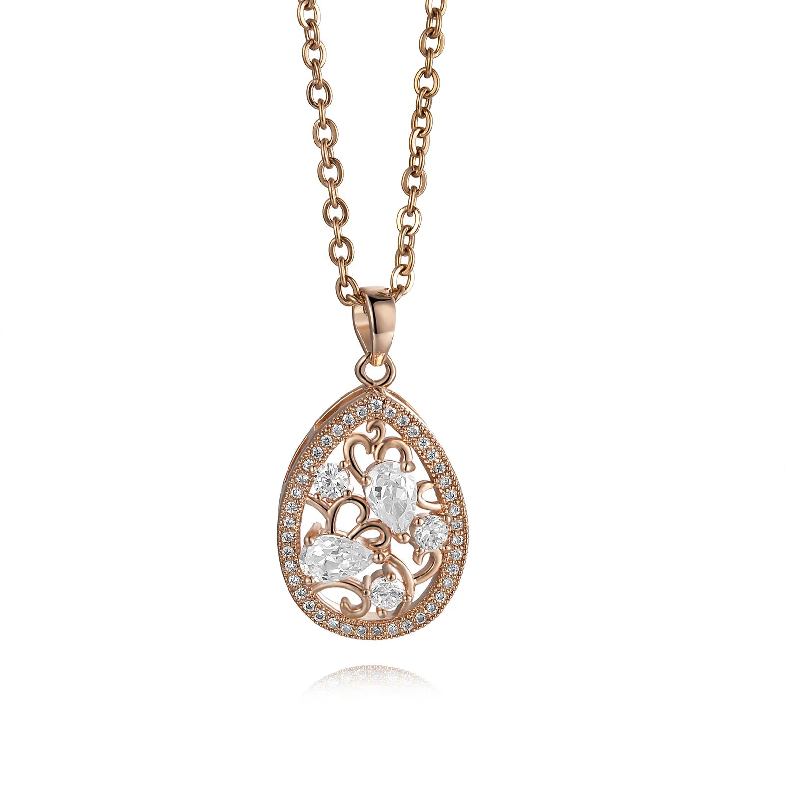 Spring Stainless Steel Jewelry Dainty cz Diamond Rhinestone Water Drops Pendant Necklace
Spring Stainless Steel Jewelry Dainty cz Diamond Rhinestone Water Drops Pendant Necklace