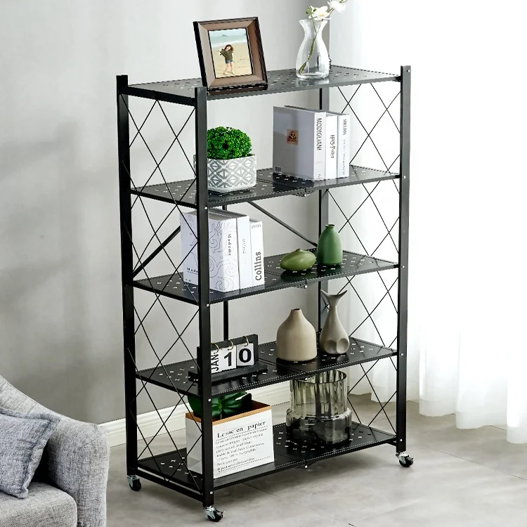 Weight foldable 5 layer kitchen storage racking organizer systems kitchen racks stainless steel shelf storage, Black
Weight foldable 5 layer kitchen storage racking organizer systems kitchen racks stainless steel shelf storage, Black