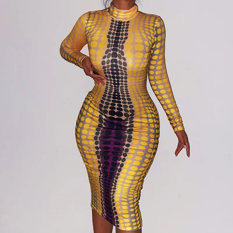 Spring 2022 New arrival Women dress sexy o neck long sleeve polka dot fashionable slim dress ladies maxi dress
Spring 2022 New arrival Women dress sexy o neck long sleeve polka dot fashionable slim dress ladies maxi dress