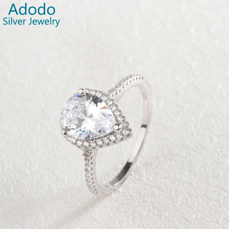 Wholesale Zirconia Tear Drop Shaped Crystal Wholesale 925 Sterling Silver Women Rings
Wholesale Zirconia Tear Drop Shaped Crystal Wholesale 925 Sterling Silver Women Rings
