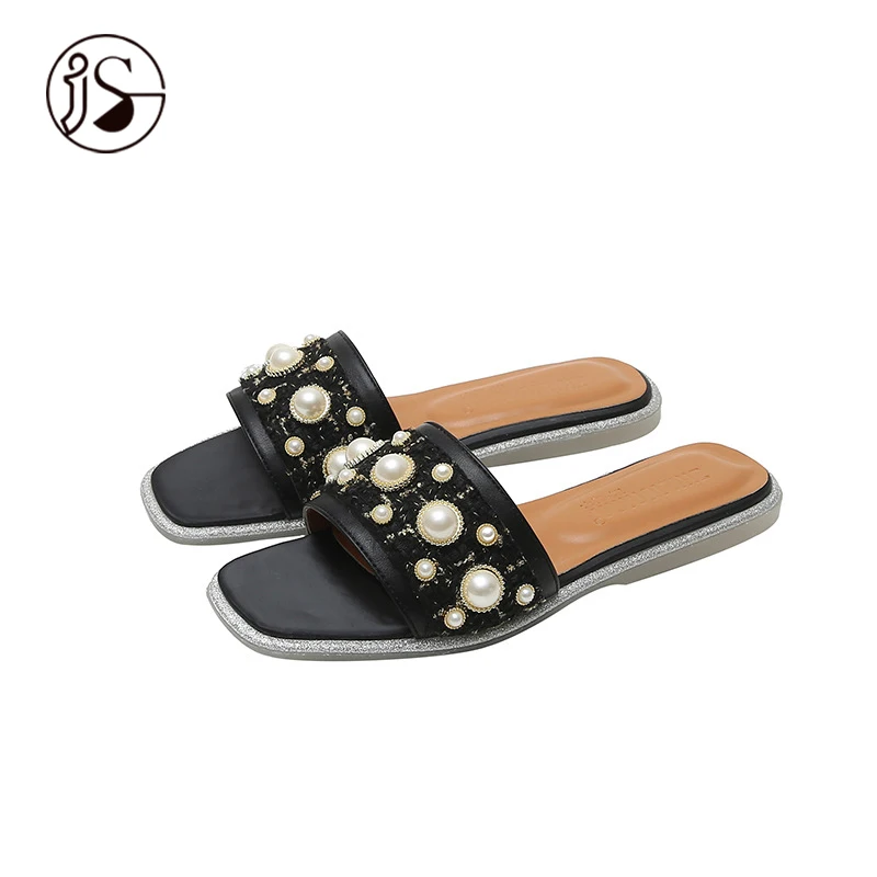 2021 fashion pearl women slippers comfort casual sides women anti slip soft sandals for women and ladies, Customized color
2021 fashion pearl women slippers comfort casual sides women anti slip soft sandals for women and ladies, Customized color