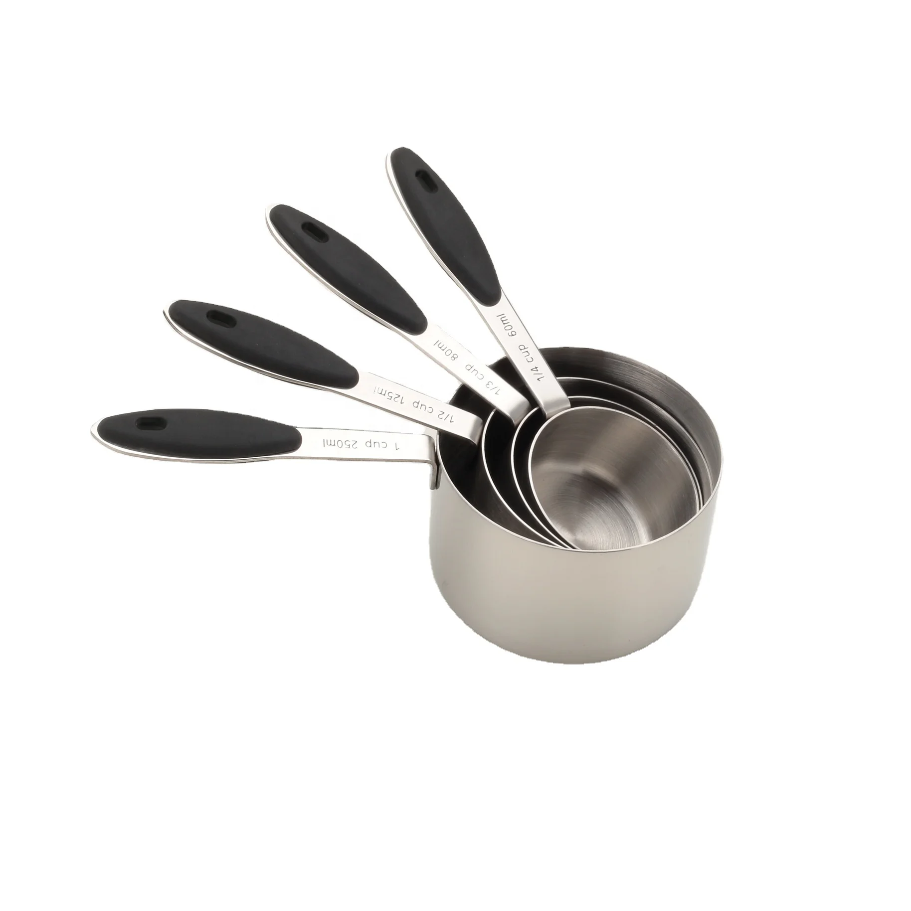 Hot Selling 4pcs Set Measuring Cups and Spoons Set Kitchen Accessories Stainless Steel Measuring Spoon
Hot Selling 4pcs Set Measuring Cups and Spoons Set Kitchen Accessories Stainless Steel Measuring Spoon
