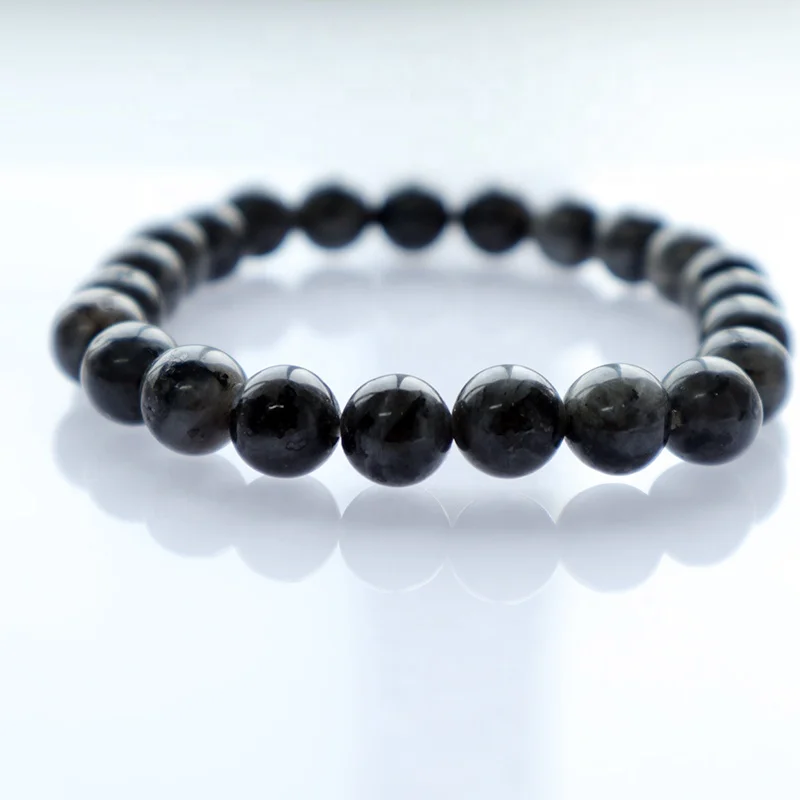 Black Labradorite Stone Bead Elastic Bracelet Black Onyx Stone Chakra Round Beaded Bracelets Unisex
Black Labradorite Stone Bead Elastic Bracelet Black Onyx Stone Chakra Round Beaded Bracelets Unisex
