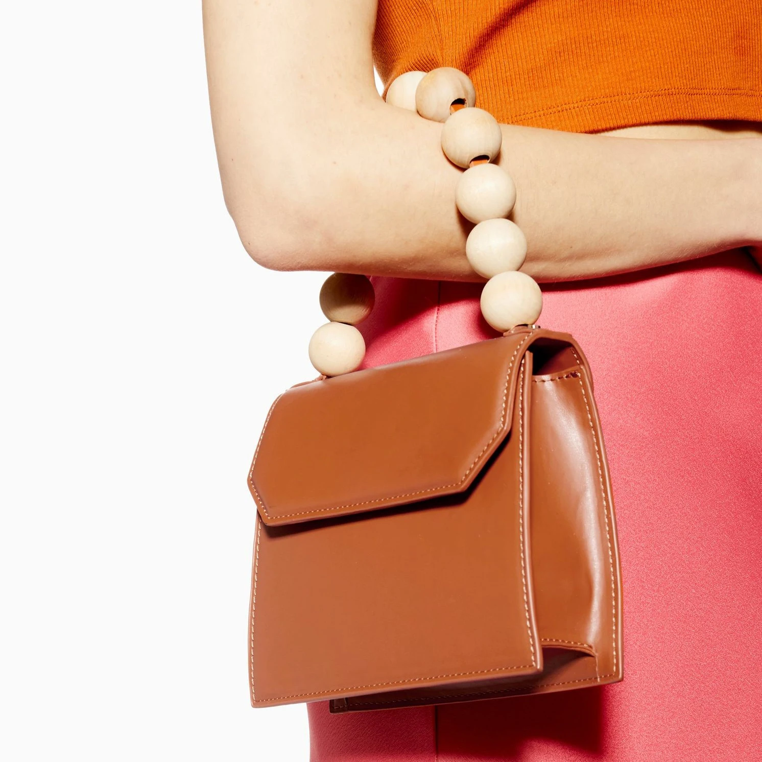 Customize pu leather wood beads singale handle shoulder pu bags tote women handbags for women oem odm, Pink
Customize pu leather wood beads singale handle shoulder pu bags tote women handbags for women oem odm, Pink