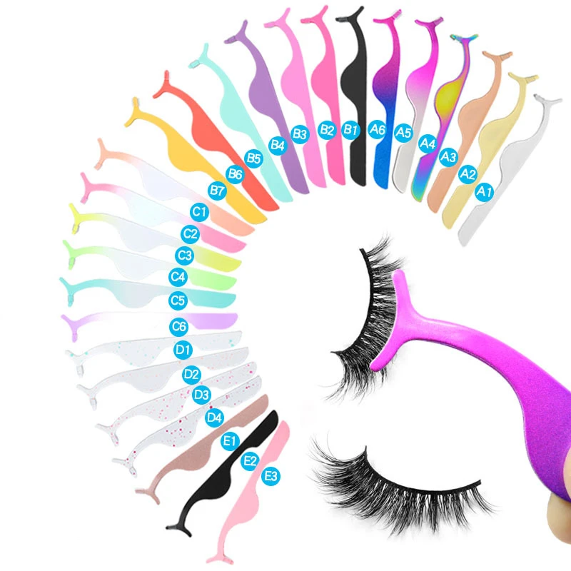 high quality volume eyelash tweezers custom logo kit extension new product ideas 2021, Colourful
high quality volume eyelash tweezers custom logo kit extension new product ideas 2021, Colourful