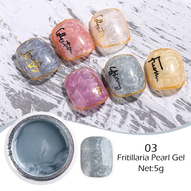 Pearl Shell Texture Gel Thread Pearl Painting Gel Polish Colors, 12 colors 
Pearl Shell Texture Gel Thread Pearl Painting Gel Polish Colors, 12 colors
