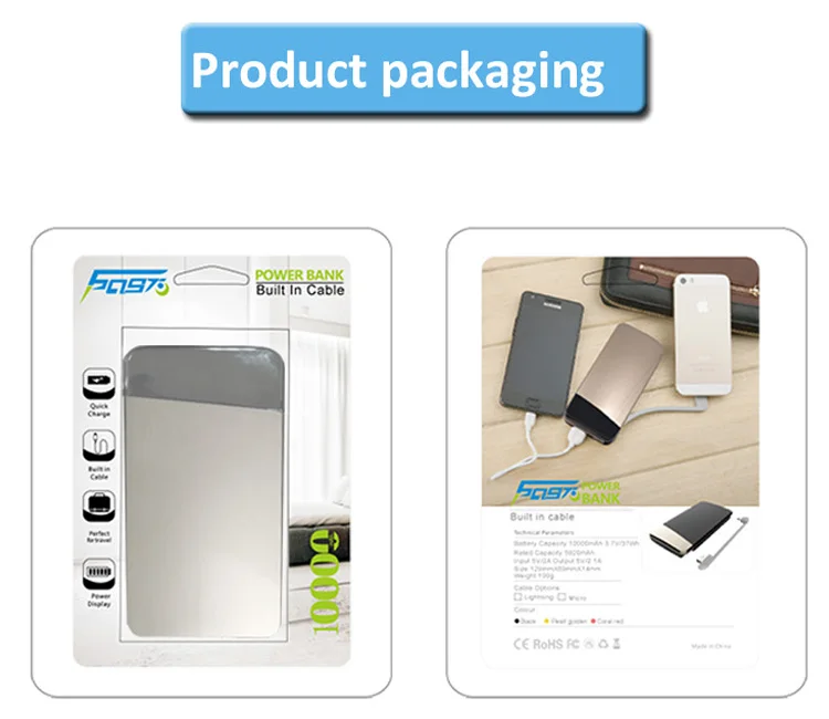 wholesale power bank 10000mah mobile power supply