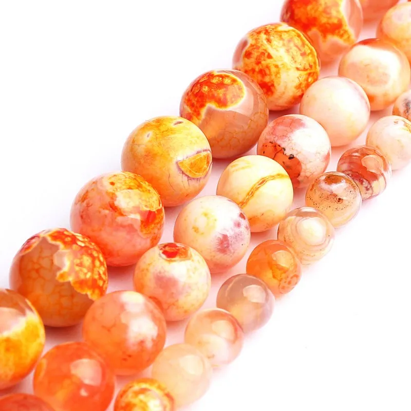 Wholesale Fashion Round Orange Fire Dragon Veins Agates Stone Beads for Bracelet DIY Jewelry
Wholesale Fashion Round Orange Fire Dragon Veins Agates Stone Beads for Bracelet DIY Jewelry