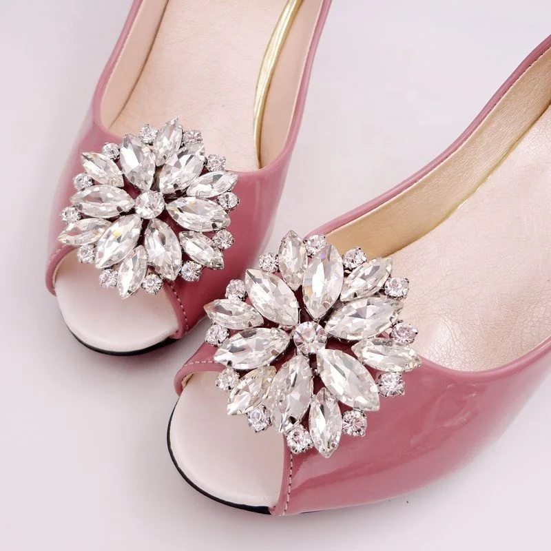 XILIANGFEIZI Popular Fashion Metal Bling High Heel Accessories 3D Crystal Shoe Charms Rhinestone Buckle Shoe Flower Buckles
XILIANGFEIZI Popular Fashion Metal Bling High Heel Accessories 3D Crystal Shoe Charms Rhinestone Buckle Shoe Flower Buckles