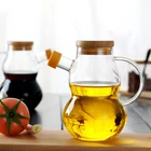 400ml Oil Bottle Cooking Oil Glass Bottle Kitchen