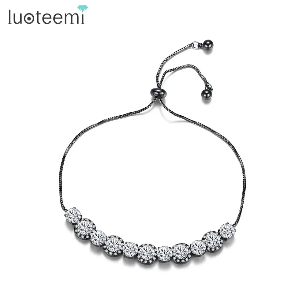 LUOTEEMI Adjustable Size A AA Cubic Zircon Bracelet Round Shaped Tennis Bracelets Wholesale
LUOTEEMI Adjustable Size A AA Cubic Zircon Bracelet Round Shaped Tennis Bracelets Wholesale