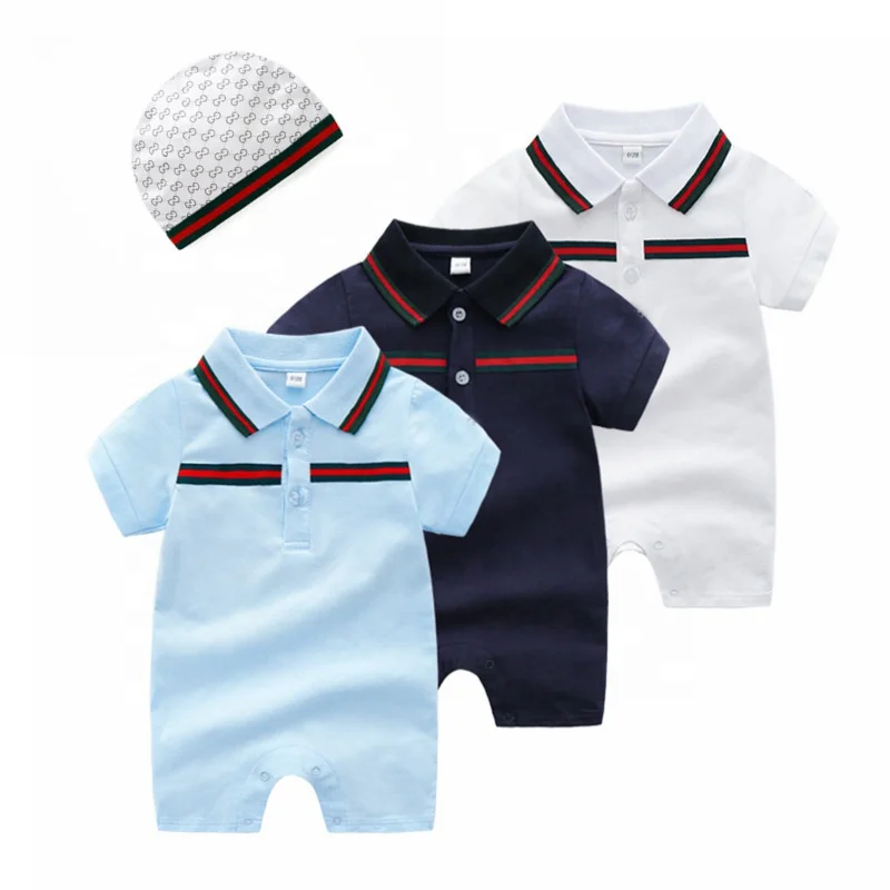 New style baby clothing set 2 pcs set with hat 100% cotton bodysuit High quality POLO shirt baby boys rompers
New style baby clothing set 2 pcs set with hat 100% cotton bodysuit High quality POLO shirt baby boys rompers
