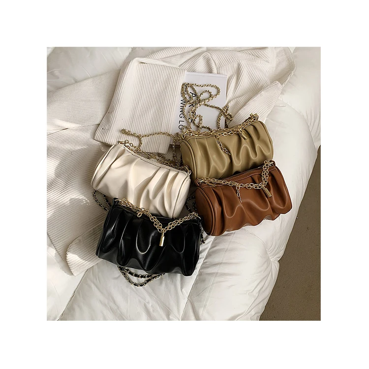 Barrel-shaped Crossbody Cloud Bag Women Wrinkled Pleated Hand Bags Designer Simple Ruched Bag Female Handbag Totes
Barrel-shaped Crossbody Cloud Bag Women Wrinkled Pleated Hand Bags Designer Simple Ruched Bag Female Handbag Totes