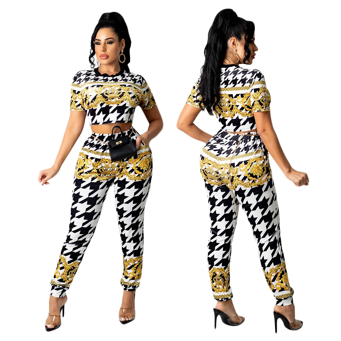Ms wholesale two-piece women fashion clothes short-sleeved dress 2021 new design casual clothes in summer
Ms wholesale two-piece women fashion clothes short-sleeved dress 2021 new design casual clothes in summer