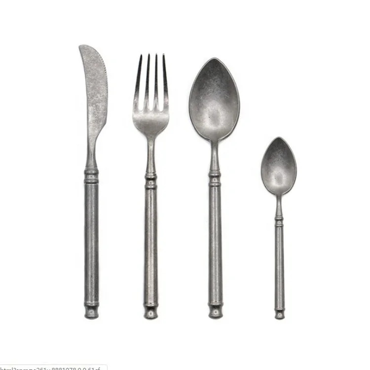 Sanding Restoring Ancient Ways High-end Nordic Tableware Knife Fork Spoon Stainless Steel Cutlery Set, Silver
Sanding Restoring Ancient Ways High-end Nordic Tableware Knife Fork Spoon Stainless Steel Cutlery Set, Silver