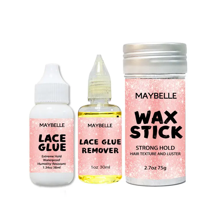 Private Label Hair Extension Set Strong Hold Wax Slick Stick Waterproof Invisible Hair Wig Lace Glue and Glue Removal, White
Private Label Hair Extension Set Strong Hold Wax Slick Stick Waterproof Invisible Hair Wig Lace Glue and Glue Removal, White
