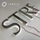 Manufacturer Custom 3D Metal Letters Fabricated Polished Stainless Steel Letter