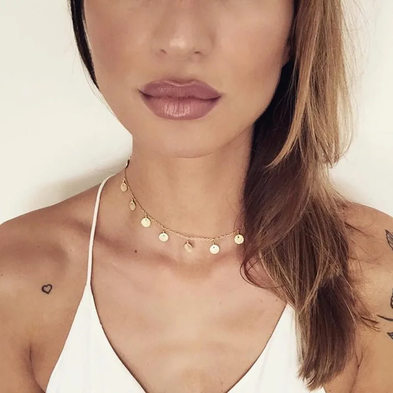 Fashion Necklace 2020 Trendy Fashion Pendant Choker Silver and Gold Plated Chocker Necklace, As picture
Fashion Necklace 2020 Trendy Fashion Pendant Choker Silver and Gold Plated Chocker Necklace, As picture