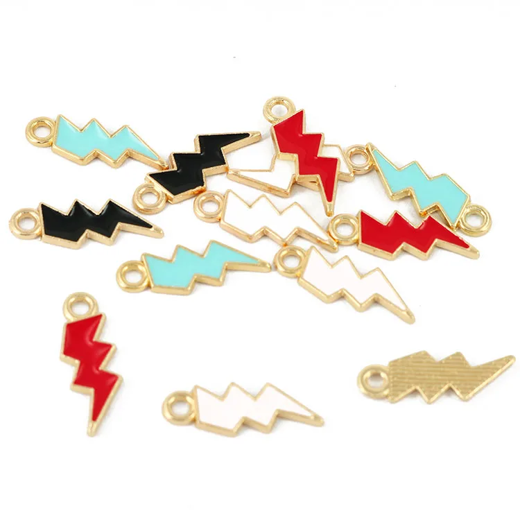 JS1491 Mini Fashion Chic Multicolor Enamel Lightning Bolt Thunder Charm for Jewelry Bracelet Making
JS1491 Mini Fashion Chic Multicolor Enamel Lightning Bolt Thunder Charm for Jewelry Bracelet Making