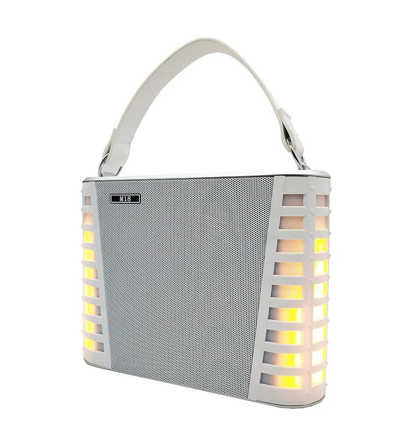Party Karaoke Wireless Microphone Professional Microphone Kareoke with Led Light Dj Bass Blut ooth Portable Bluetooth Speaker - ANKUX.COM