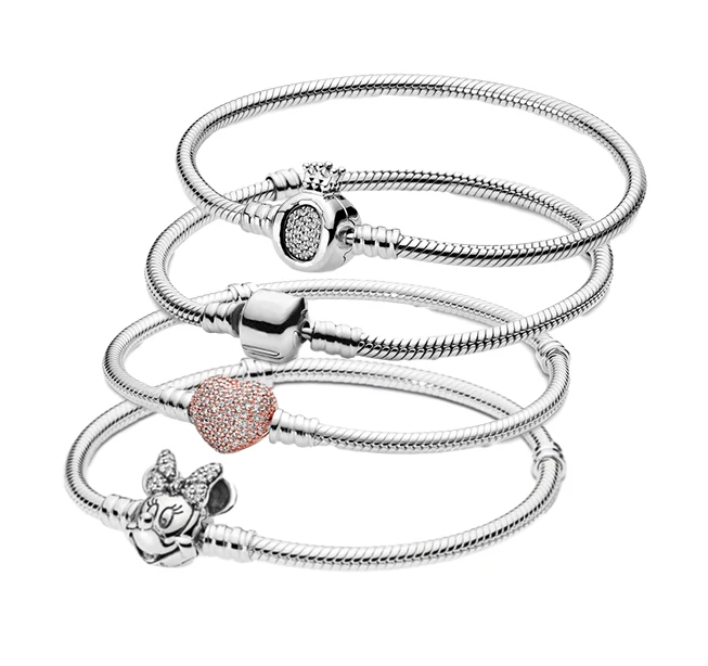 2020 new best quality leather bracelet 925 sterling silver jewelry for pandora bracelet, Color
2020 new best quality leather bracelet 925 sterling silver jewelry for pandora bracelet, Color