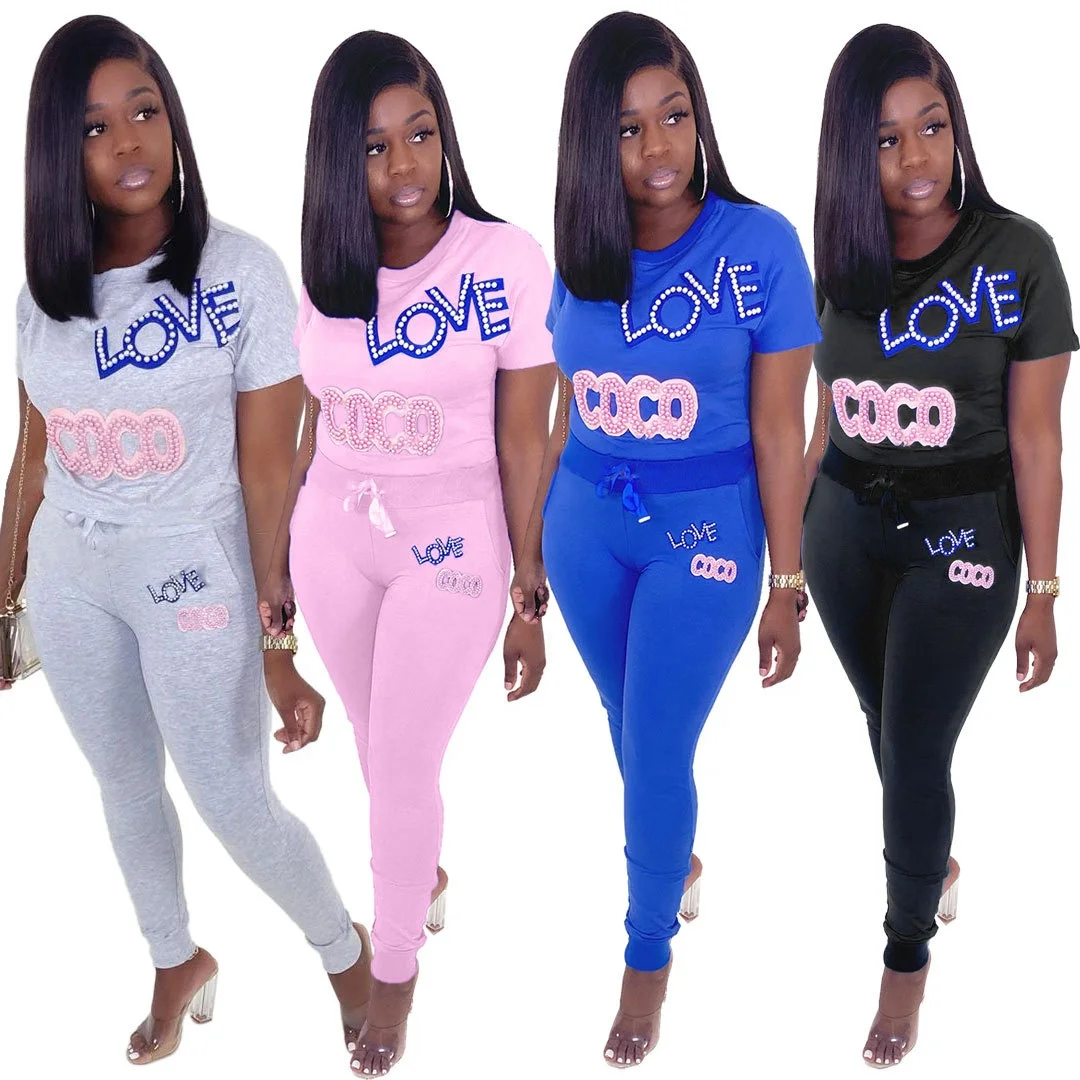 2020 New Wholesale Womens Casual Print Outfits T Shirt And Pants Yoga Workout High Waist Sports Suit, Red, black, gold
2020 New Wholesale Womens Casual Print Outfits T Shirt And Pants Yoga Workout High Waist Sports Suit, Red, black, gold