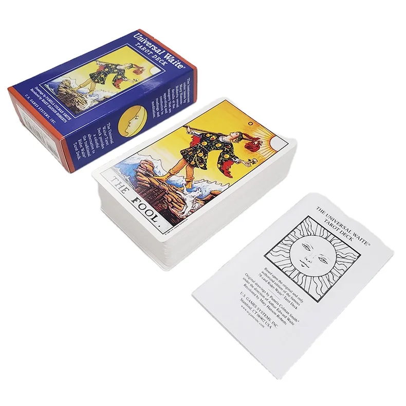 High-Definition Tarot Card Factory Made High-Quality Full English Party Divination Game-Universal Waite 12*7cm
High-Definition Tarot Card Factory Made High-Quality Full English Party Divination Game-Universal Waite 12*7cm