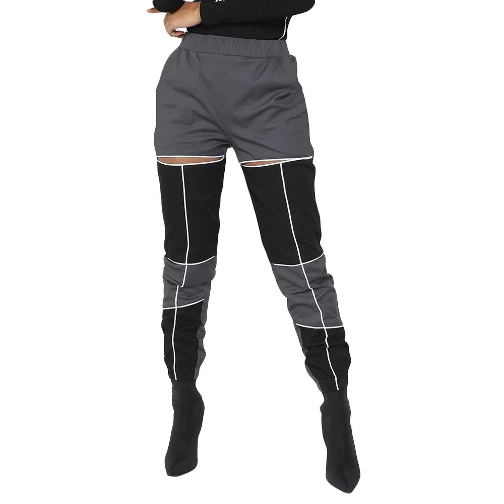 New Fall Women Wear Reflective Stitching Loose Pant Night Sport Jogging Casual Pants, Picture
New Fall Women Wear Reflective Stitching Loose Pant Night Sport Jogging Casual Pants, Picture