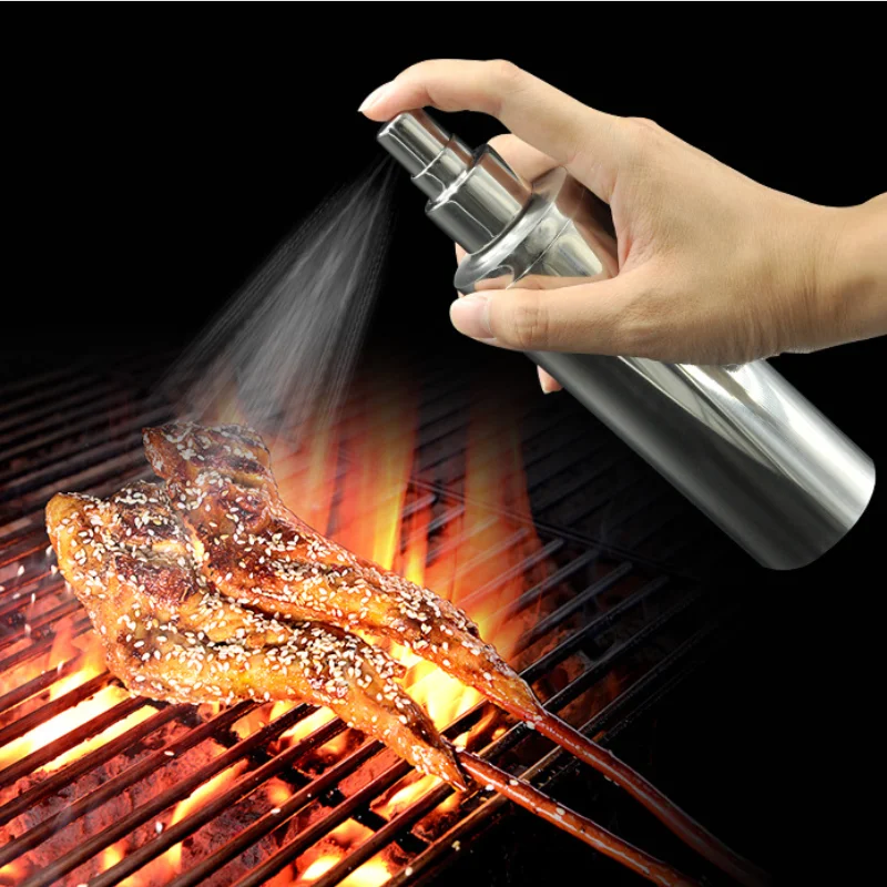 T310 Kitchen Oil Spray Bottle Leak-proof Seasoning Kitchen Accessories Stainless Steel Oil Dispenser Bottle Sprayer
T310 Kitchen Oil Spray Bottle Leak-proof Seasoning Kitchen Accessories Stainless Steel Oil Dispenser Bottle Sprayer