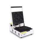 germany deutstandard heart shape Snack delicious donut waffle food baker electric mini 4 hole manual donut make