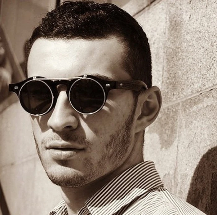 factory wholesale plastic circle flip up sun glasses men women vintage Double Layers round sunglasses
factory wholesale plastic circle flip up sun glasses men women vintage Double Layers round sunglasses
