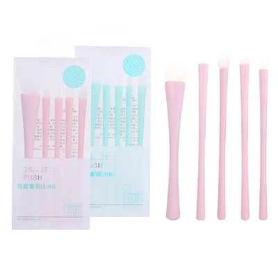 5PCS Silicone Mask Brushes Kit Silicone Cosmetic Face Mask Brush Set And Eye Makeup Brushes Pro Tool
5PCS Silicone Mask Brushes Kit Silicone Cosmetic Face Mask Brush Set And Eye Makeup Brushes Pro Tool
