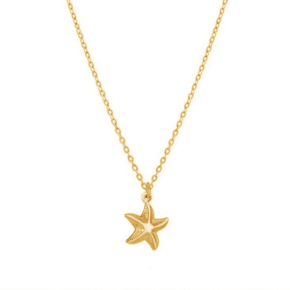 new arrival women jewelry 925 sterling silver pendant necklace trendy 18k gold plated golden starfish necklace
new arrival women jewelry 925 sterling silver pendant necklace trendy 18k gold plated golden starfish necklace
